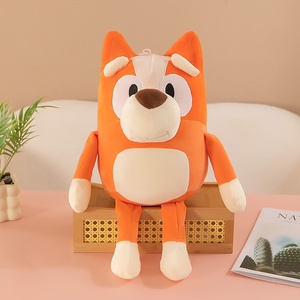 Peluche Súper Suave para Muñecos de Dibujos Animados Familiares, Muñeco Bluey <span class=keywords><strong>Bingo</strong></span>, Regalo de Cumpleaños para Niños, Muñeco de <span class=keywords><strong>Perro</strong></span> de Algodón PP, Almohada Infantil - Product Image 5