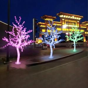 Decoración de Jardín para Bodas, Luces Impermeables para Árboles, Árbol de Flores de <span class=keywords><strong>Cerezo</strong></span> Artificial con Luces LED para Exteriores - Product Image 1