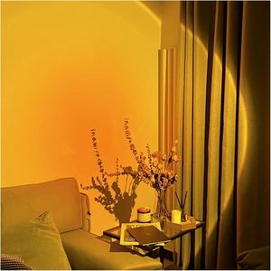 2023 Hot Sale ABS Sunset Projector Lamp for Bedroom Home Decoration LED Atmosphere <b>Night</b> <b>Light</b> with Modern Design Dimmable - Product Image 3