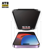 Protection d'écran en verre trempé anti-rayures ATB Auto Alignment pour 16 Pro Max 15 14, sans poussière, sans bulles, installation facile