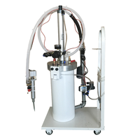 Machine de remplissage semi-automatique mobile de type remorque pour colle silicone sous pression, 2600 ml, avec moteur manuel, garantie 1 an