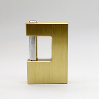 Cadenas rectangulaire en laiton massif haute sécurité anti-coupure et antivol 60 mm