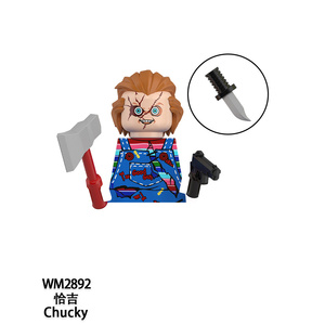 Set <span class=keywords><strong>di</strong></span> Minifigure <span class=keywords><strong>di</strong></span> Film Horror <span class=keywords><strong>di</strong></span> Halloween Compatibile con <span class=keywords><strong>LEGO</strong></span>, Giocattolo da Costruzione per Bambini e Collezionisti - Product Image 2