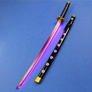 Espada de bambú luminosa, Arma de utilería para Cosplay, espada <span class=keywords><strong>Zoro</strong></span> Tachi, espada <span class=keywords><strong>Zoro</strong></span> de una pieza, carcasa ABS sin abrir - Product Image 6