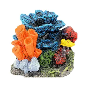 custom resin crafts wholesale Artificial aquarium coral ornament crafts