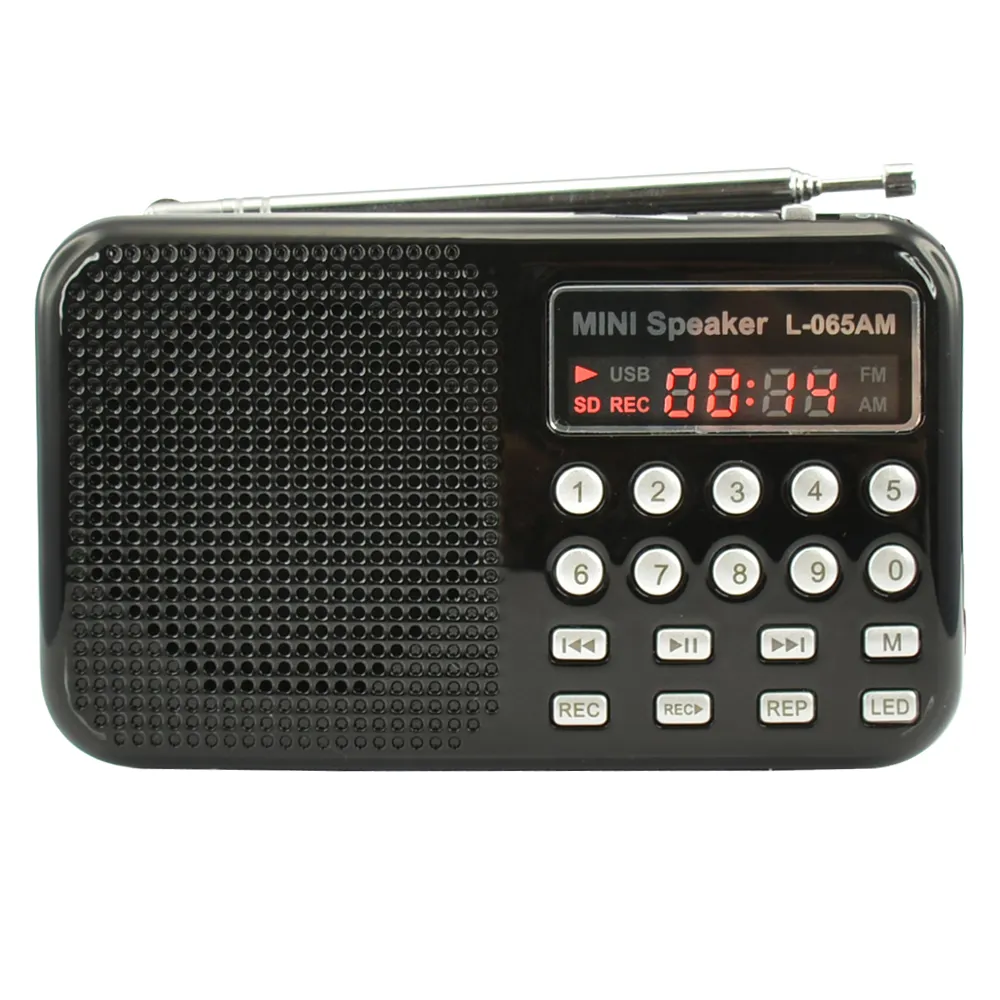 Lcj mp3 player L-065AM 2018 am rádio fm, gravador de voz, multifuncional, gravador de voz digital