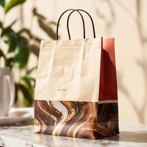 Bolsas de Papel Kraft Premium Personalizadas con Asas, Soluciones de Empaque Ecológicas y Reciclables para Tiendas Minoristas - Product Image 1