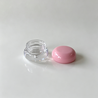 Pot cosmétique vide en plastique de 5 ml avec couvercle rond, pour blush, crème ou baume à lèvres, couleur et logo personnalisables, emballage cosmétique
