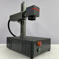Machine de marquage laser à fibre de bureau 20W 30W pour la gravure de logos et le codage de numéros de série sur les composants métalliques