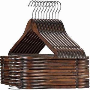 Perchas de Madera Maciza de Color Vintage, Estilo Japonés, Acero Inoxidable, de un Solo Nivel, para Baño, Embalaje Disponible - Product Image 2