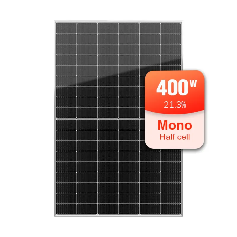 Pannello solare fotovoltaico monocristallino celle di prezzo pannello solare 400w 410w 415w per inverter di rete del sistema di energia solare domestico