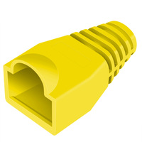 Mehrfarbiges Netzwerk 1000 Stück pro Beutel 8 P8C Protect Cat5 Cat6 RJ45 Modulare Stecker abdeckung OD6.5 PVC Bunte Steck verbinder Stiefel