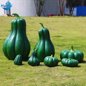<span class=keywords><strong>Décoration</strong></span> d'Halloween Géante en Résine pour Extérieur : Citrouille Créative Sculptée et Étanche - Product Image 4