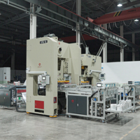 Máquina de Alta Eficiência para Fabricação de Bandejas de Alumínio para Refeições e Embalagens de Alimentos