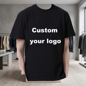 Camiseta de Hombre con Logotipo Personalizado, 100% Algodón, Corte Regular, Anti-Pilling, Cuello Redondo, Manga Corta, Tejido de Punto, Color Sólido, Casual - Product Image 3