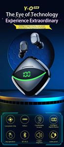 New Small Tws Y-0 Auriculares Wireless Earphones Bt 5.3 Breathing Light Waterproof Voice Assistant Earbuds In-ear Headphones - Product Image 5
