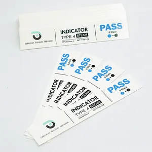 Wholesale 200 Pcs/box Steam Gas Sterilization Medical Indicator Strip Chemical Indicating Paper Card