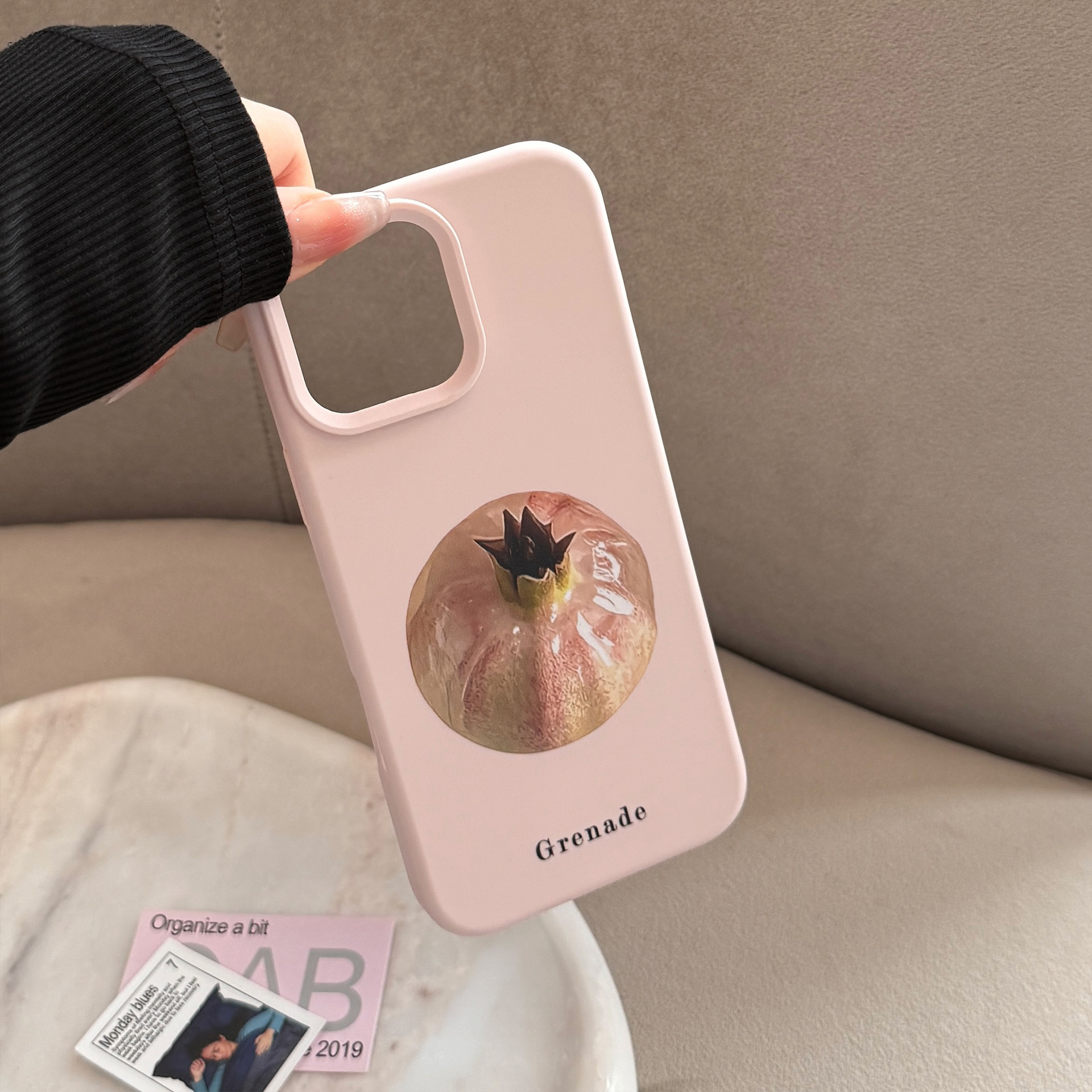 [Pink] A pink pomegranate