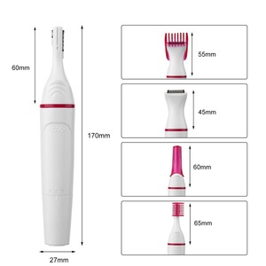 Ensemble <span class=keywords><strong>5</strong></span> en 1 : Épilateur, Rasoir Électrique, Tondeuse Indolore pour Sourcils, Nez, Corps, Zone Bikini, Épilation des Poils du Visage - Product Image 6