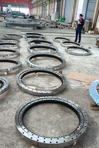 Vòng bi xoay cho máy xúc R200W-7, mã phụ tùng 81N5-01021, vòng xoay bằng thép mạ crôm, lực xoắn 10.000 Nm, tiếp xúc bốn điểm - Product Image 4