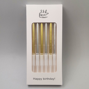 Bougies d'<span class=keywords><strong>anniversaire</strong></span> droites métalliques de 5 mm de diamètre, en promotion, pour la décoration spéciale de gâteaux - Product Image 5