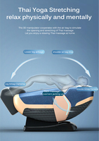 Fauteuil de Massage thaïlandais à usage domestique, appareil de Massage complet entièrement automatique, pliable et inclinable, 3d, zéro gravité, 2023