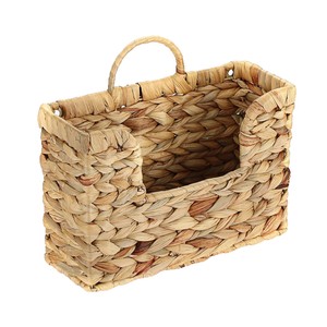 Cesta de Almacenamiento de Ratán Rectangular para Montar en la Pared con Asa, Organizador de Oficina, Portadocumentos - Product Image 2