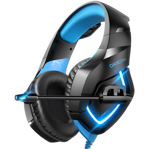 <span class=keywords><strong>Onikuma</strong></span> <span class=keywords><strong>K1</strong></span>-<span class=keywords><strong>B</strong></span> หูฟัง Audifonos,หูฟัง Auriculares Con หูฟัง Abs ตัดเสียงรบกวนชุดหูฟังนักเล่นเกม - Product Image 1