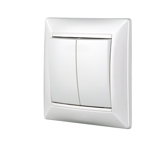 Europe Standard Electric <strong>Switch</strong> Mounted <strong>Wire</strong> 1 Gang 2 Way Push Button <strong>Light</strong> Wall <strong>Switch</strong> - Product Image 5