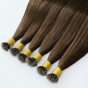 Extensioni per capelli Nano Ring in capelli umani Remy europei, a doppia trama, pre-incollate, 30 pollici - Product Image 4
