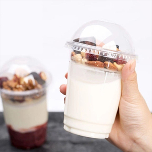 Couvercles de tasses à thé à bulles jetables PET à paroi unique 12oz 16oz 24oz 360ml en forme de U transparent pour boisson, jus de lait, <span class=keywords><strong>tequila</strong></span> - Product Image 5