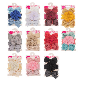 Tracy e Herry 3 pz/set Colorato Dell'arco Delle Ragazze Hairband Set Nastro Elastico Del Bambino Copricapo Bambini <span class=keywords><strong>Fascia</strong></span> Dei <span class=keywords><strong>Capelli</strong></span> Della Ragazza Bow Knot - Product Image 4