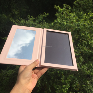 Cr — palette de <span class=keywords><strong>maquillage</strong></span> magnétique personnalisable, palette d'ombre pour les yeux, 28 couleurs, boîte rose, <span class=keywords><strong>Base</strong></span> pour fards à paupières, 50 pièces - Product Image 2