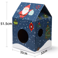 Blocs à gratter écologiques empilables en carton ondulé et en papier, formes de château pour chat DIY, maison à gratter