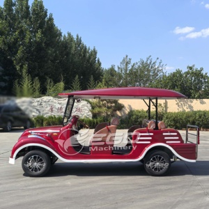 Véhicule de tourisme commercial électrique à quatre roues, 8 places, de haute qualité, style vintage classique, en vente - Meilleures ventes - Product Image 4