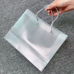 กระเป๋าโท้ทพลาสติกใสกันน้ำกระเป๋าถือพิมพ์ลายสำหรับของขวัญ - Product Image 5