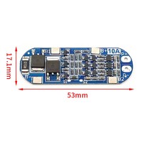 Module de protection de chargeur de batterie au lithium 3S 10A 11.1V 12V 12.6V pour cellules de batterie Li-ion Lipo 18650 BMS 3.7V