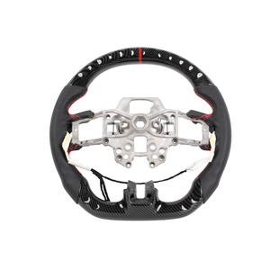 Volant en carbone personnalisé noir pour <span class=keywords><strong>Mustang</strong></span> 2018, volant pour <span class=keywords><strong>Ford</strong></span> <span class=keywords><strong>Mustang</strong></span> <span class=keywords><strong>GT</strong></span> 2018 - Product Image 5