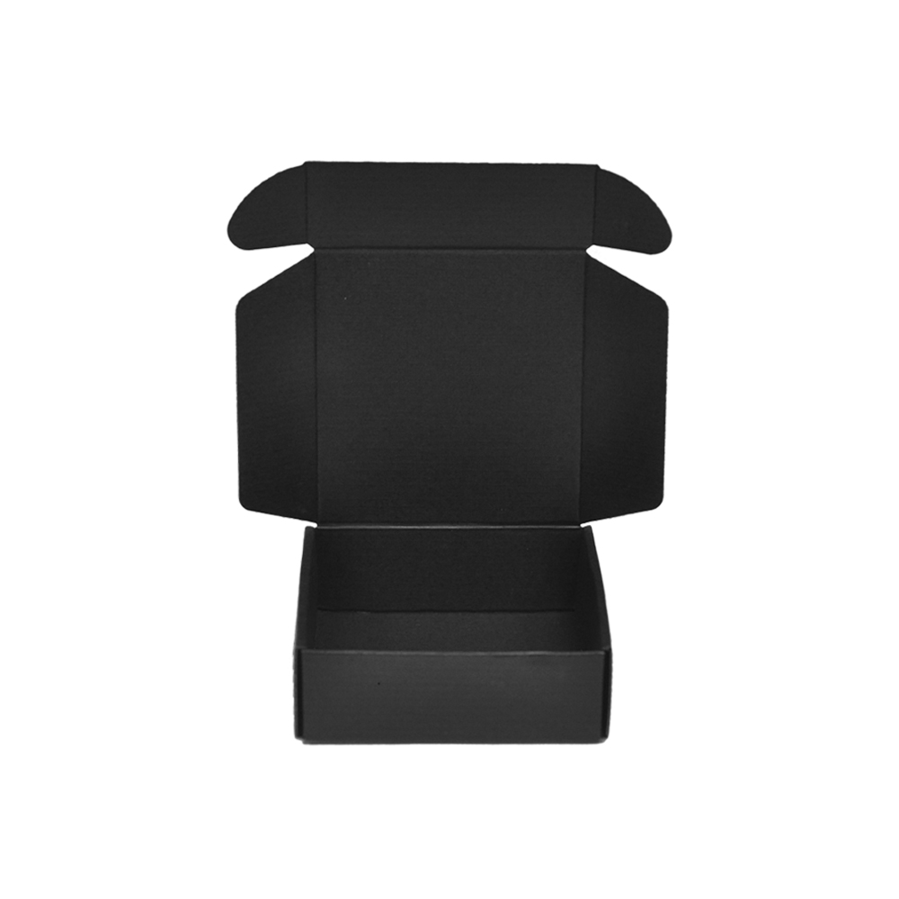 Индивидуальная черная коробка для упаковки парфюма из гофрированного картона, коробка для печати логотипа, почтовая коробка для косметики