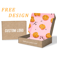 Boîtes d'emballage en papier kraft de qualité alimentaire avec logo personnalisé Boîtes d'expédition en carton ondulé rigide en papier ondulé pour aliments