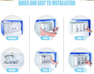 Tanque de Inodoro Empotrado en la Pared con Sistema de Descarga Oculto, Tanque de Agua Oculto para Baño, Diseño Delgado, Certificado CE - Product Image 5