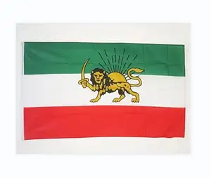 Thiết kế mới Iran quốc gia Iran 3x5 ft chân 100% polyester UV kháng Cờ biểu ngữ