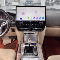 Lecteur DVD de voiture Android GPS de 19,8 pouces le plus vendu sur le marché, système de divertissement embarqué pour Toyota Land Cruiser 2016-2021
