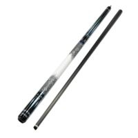 Queue de billard de haute qualité, 1/2 en deux parties, en fibre de carbone, avec joint en acier inoxydable, poignée en bois d'érable multicouche, légère, fabriquée en Chine