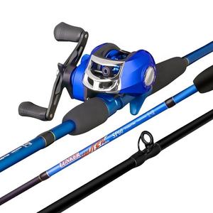 Ensemble Canne et <span class=keywords><strong>Moulinet</strong></span> de Pêche Palmer 1.8m 2.1m 124g 140g, Kit Complet Canne à Pêche en Carbone Moyen Léger ML pour Lancer d'Appâts, Vente en Gros - Product Image 2