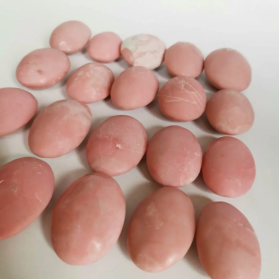 Palmstones Natural Pink Opal Stone Polished Palm Approx 6cm Crystal Gemstone Tumbled Healing
