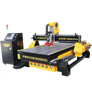 Trung Quốc chế biến gỗ 1325 4 * 8ft ATC CNC Router máy công cụ tự động Changer cửa gỗ sản xuất máy để bán