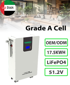 Unidad de almacenamiento de energía para el hogar de China con 51,2 V 340AH 17.5kWH Lifepo4 Conexión de red híbrida Puerto de comunicación CAN para hogares - Product Image 2