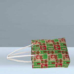 Bolsa de Playa de Yute Ecológica y Económica para Mujer, Bolsa de Mano, Bolsa de Hombro para Marketing, Viajes y Regalos, Hecha en India - Product Image 3