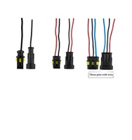 CHENF 1.5 Series 2-Pin Male Female Auto Electrical Connector Waterproof AMP Wire Harness Plug for Automotive Use